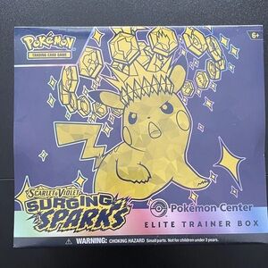 Pokemon Elite Trainer Box - Yellow and Purple